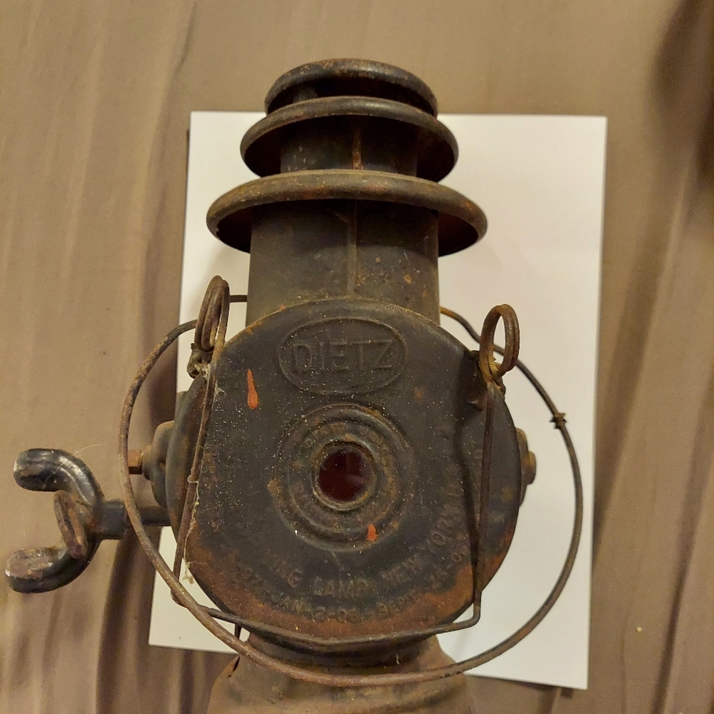 Antique DIETZ Union Driving Lamp, Kerosene New York